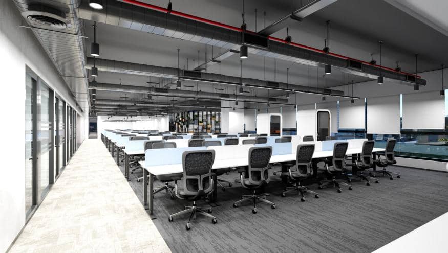 Infoservices — view 4 — Technology fit-out by ARCSPACEX, Hyderabad